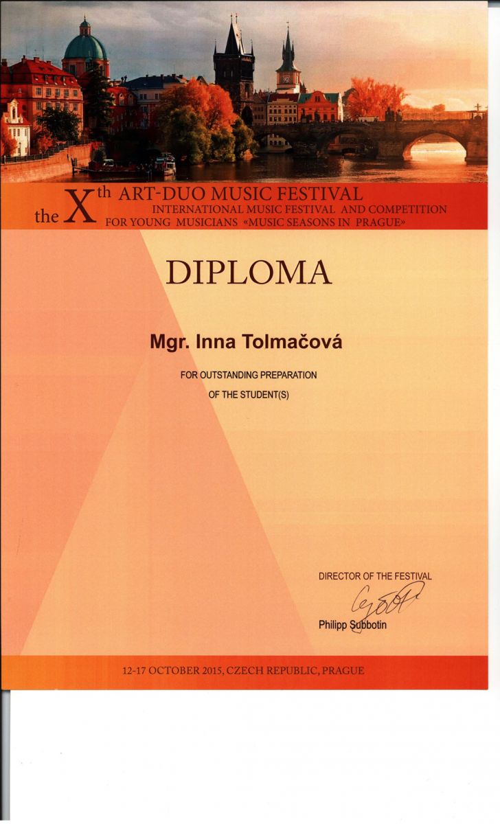 International Festival - Diplom