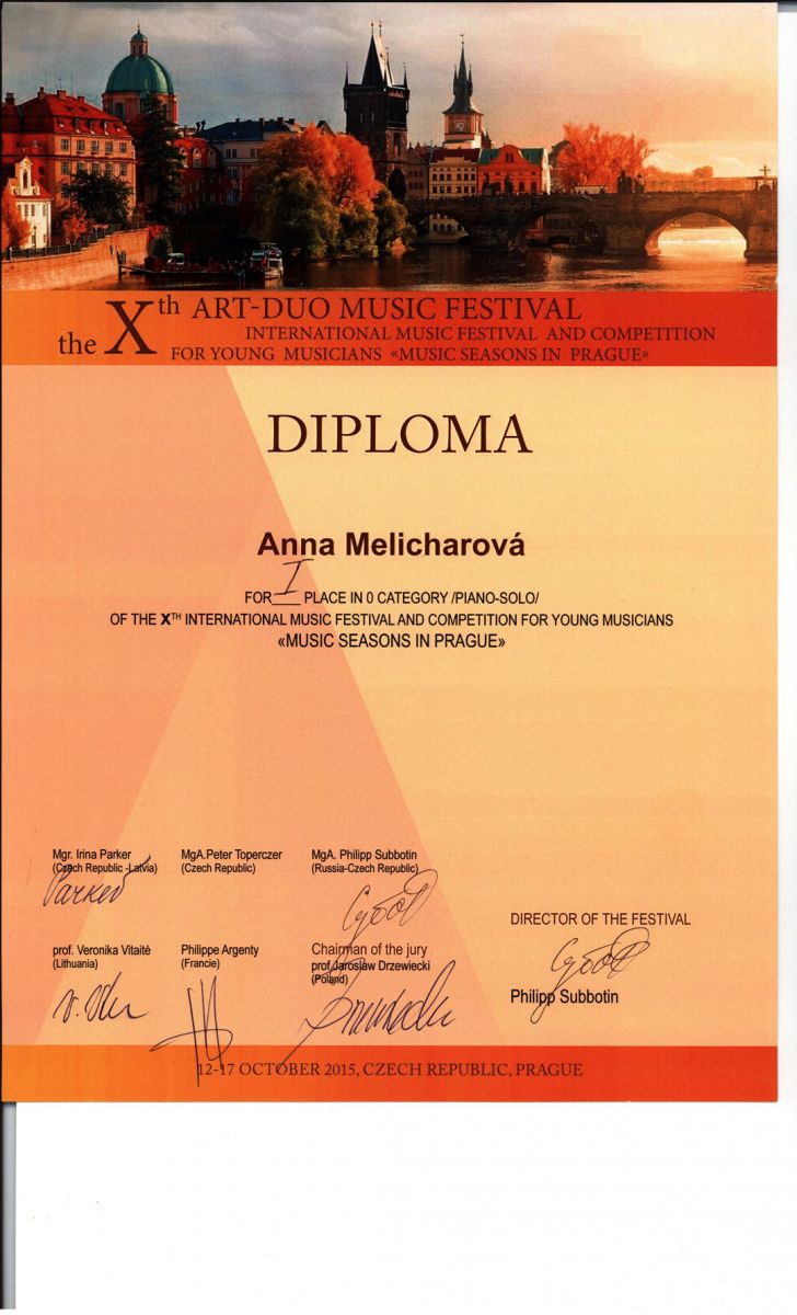 International Festival - Diplom