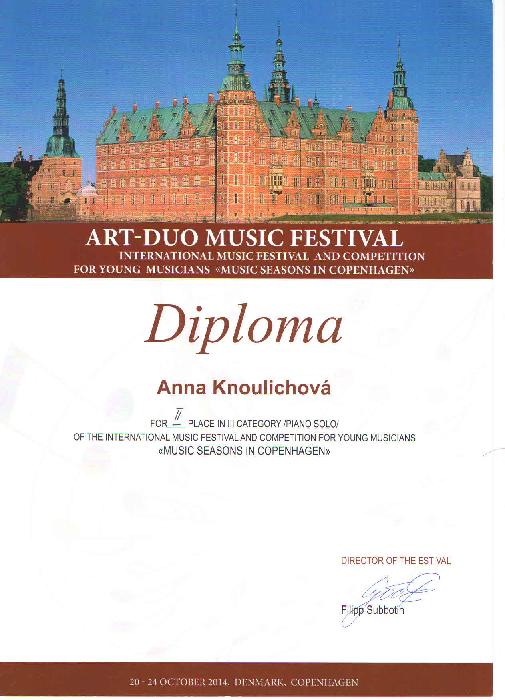Diplom - Anna Knoulichová