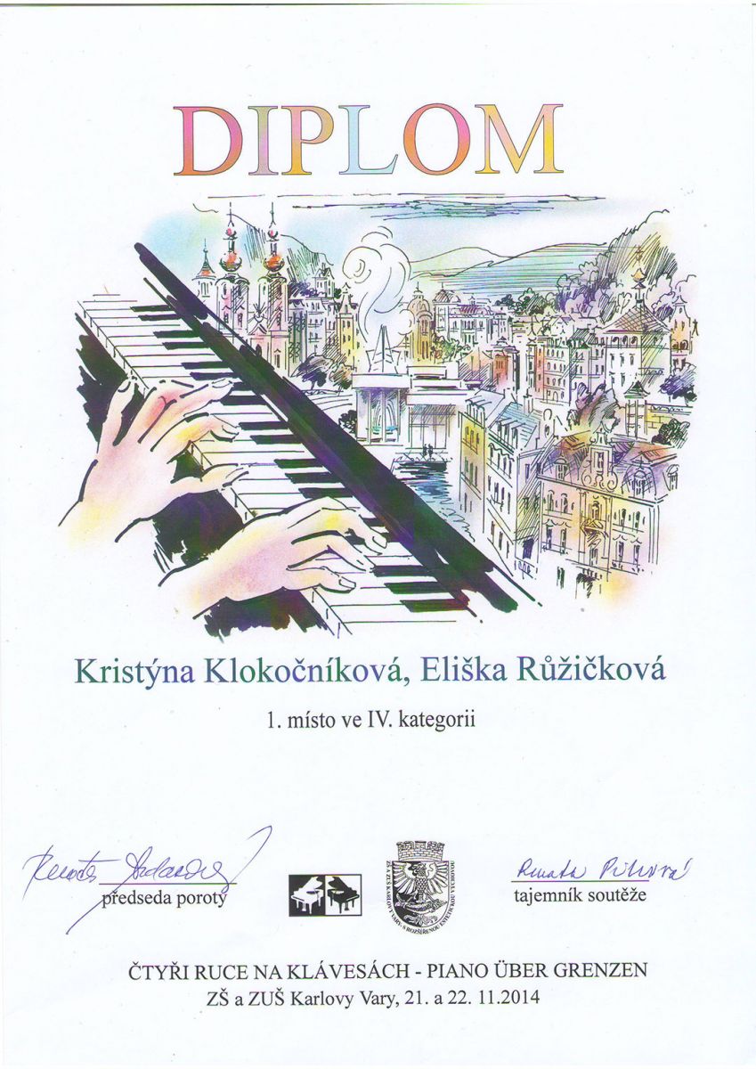 Diplom - Kristýna Klokočníková, Eliška Růžičková